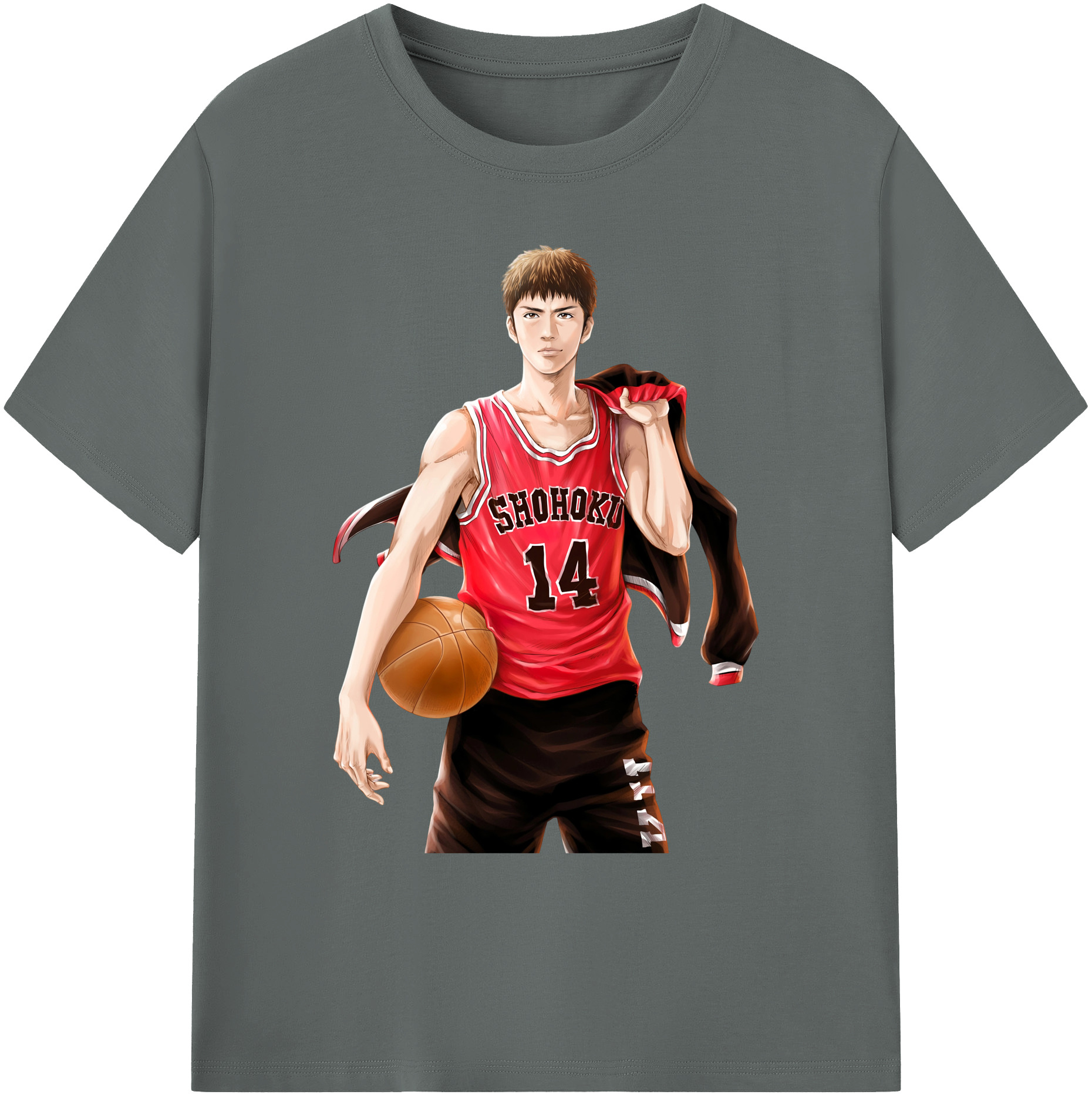 （画像用） SLAM DUNK／スラムダンク 綿100％ メンズ半袖Tシャツ｜肌触りやわらか＆通気性